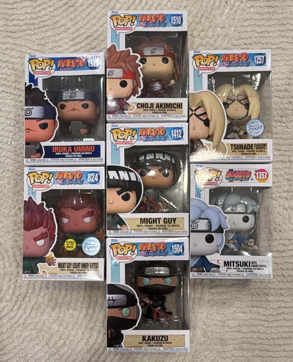 Bundle of Funko Pop! Animation Naruto Shippuden
